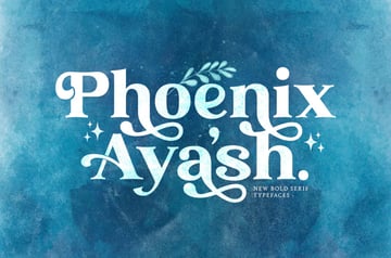 Phoenix Ayash Bold Serif Font