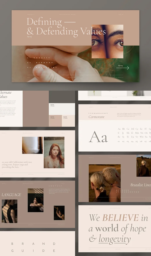 Elegant Brand Style Guide Template