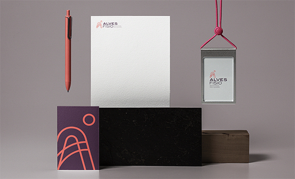 Alves Fisio | Brand Identity Stationery Design