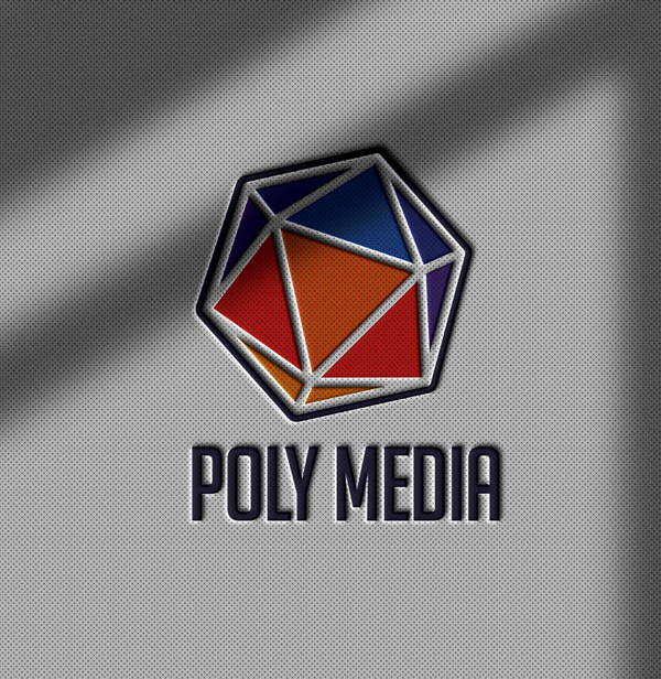 Free Logo Mockup with Overlay Effect
