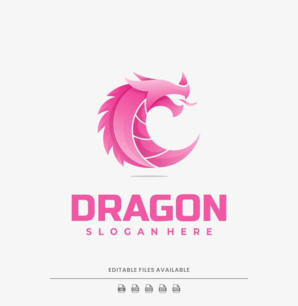 Dragon Gradient Logo