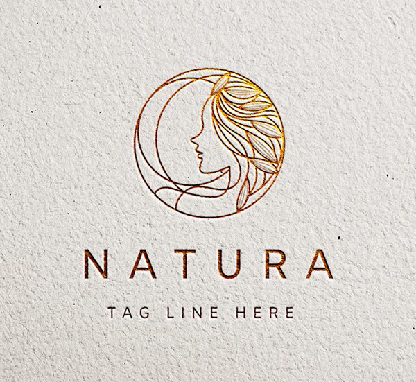 Natura Beauty Logo Template