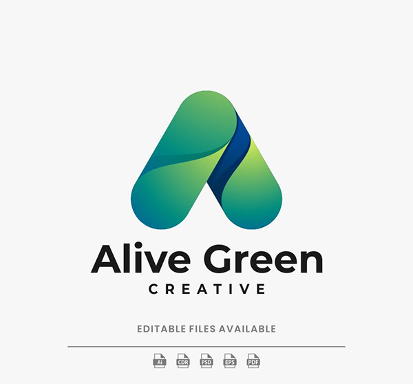 Abstract Gradient Colorful Logo