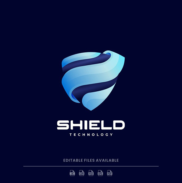 Shield Gradient Logo