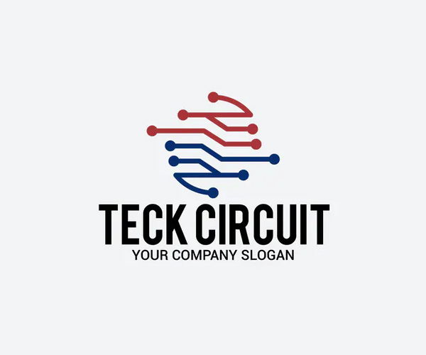 Tech Circuit Logo Template