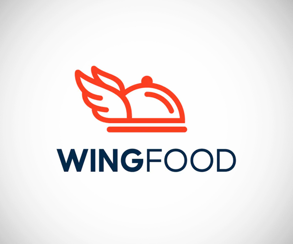 Wings Food Logo Template