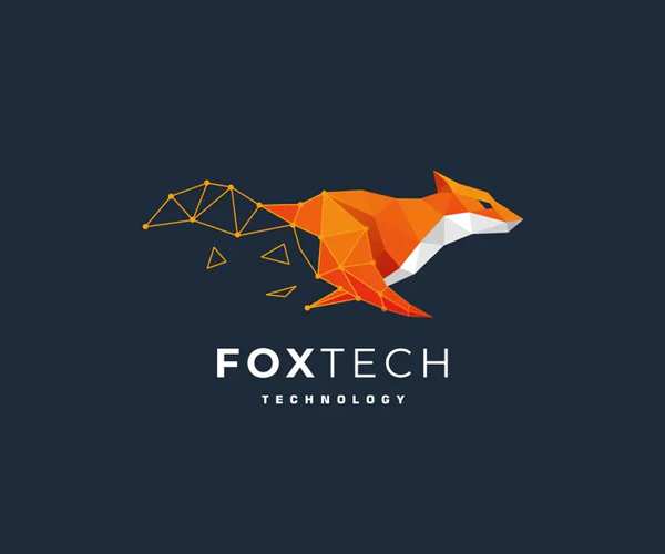 Fox Tech Colorful Logo Template