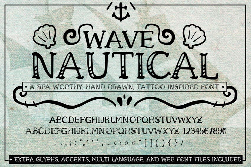 nautical font