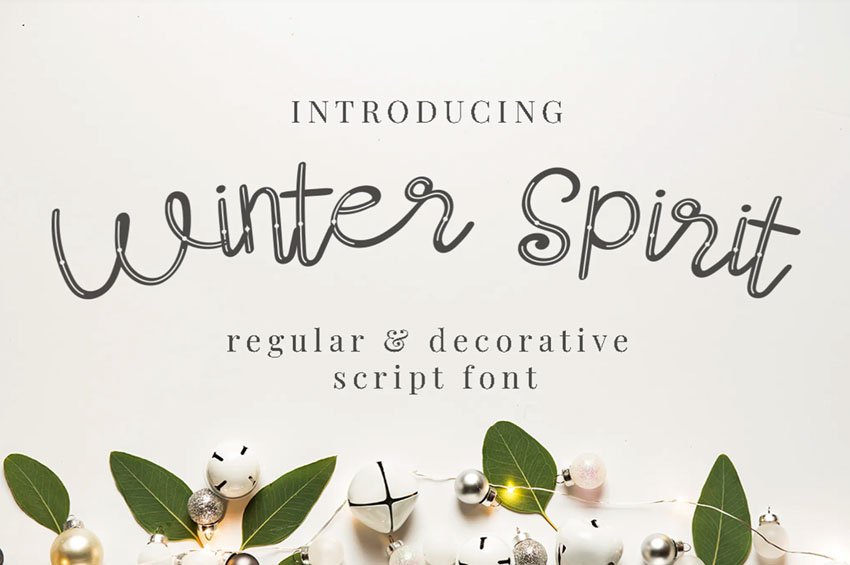 Winter Spirit Script Font