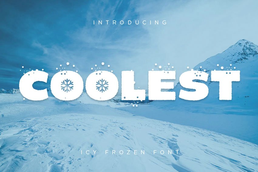 Coolest Snow Winter Font