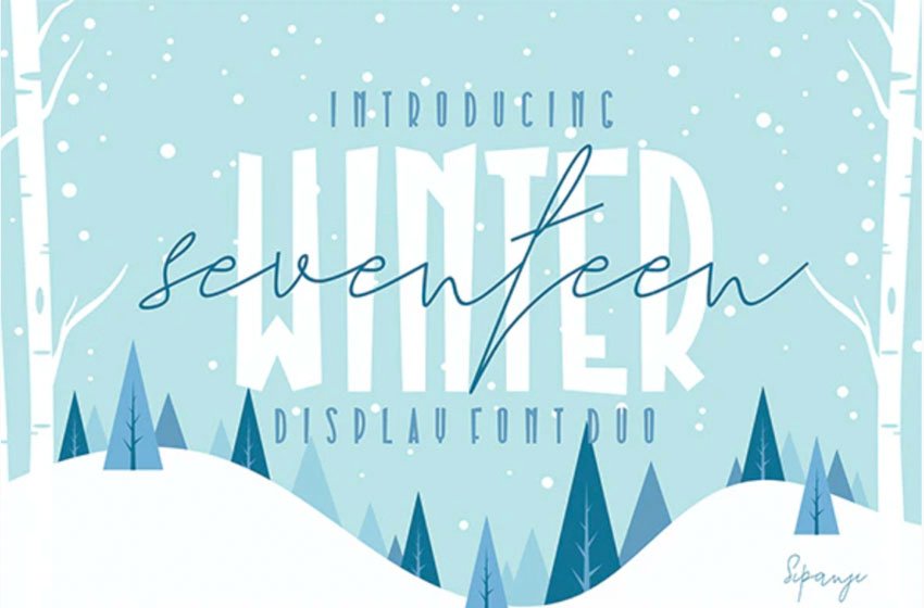 Seventeen Winter Font