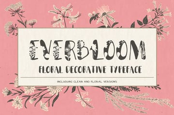 Everbloom Floral Typeface
