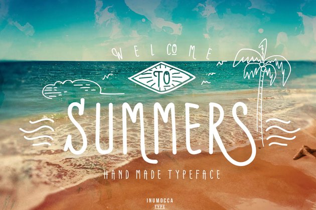 Summers Typeface with Extras
