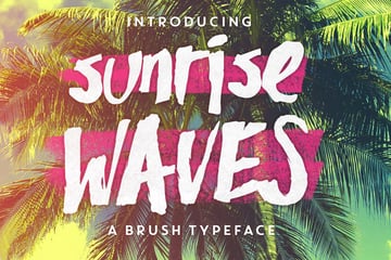 Sunrise Waves Font