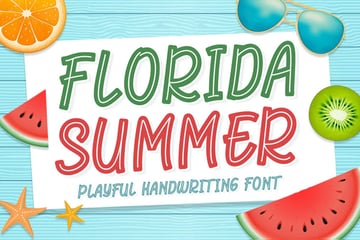 Florida Summer Playful Handwriting Font