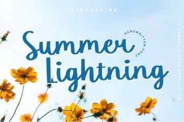 Summer Lightning Font