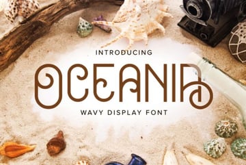 Oceania Display Font