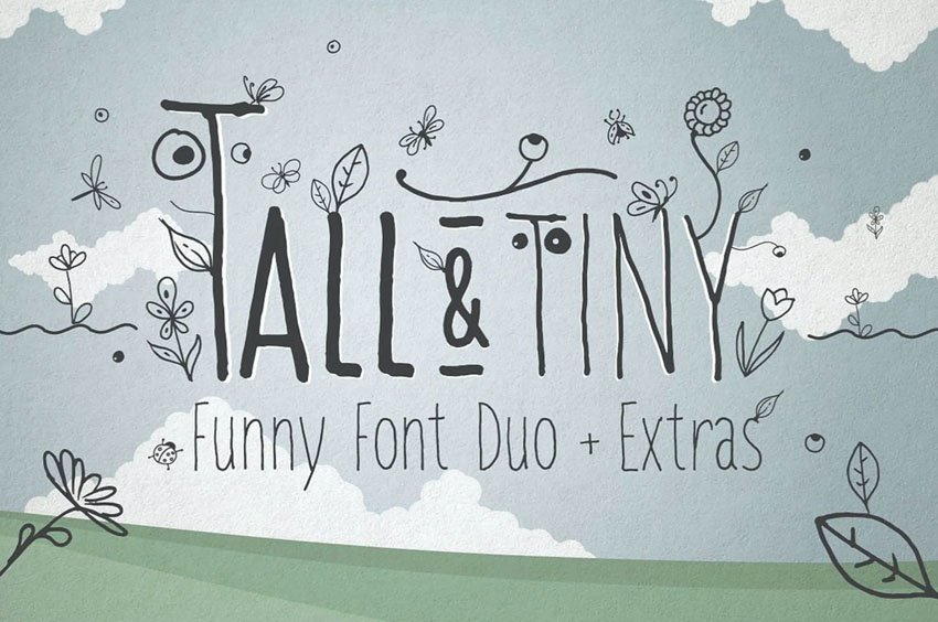 Tall & Tiny Font Duo