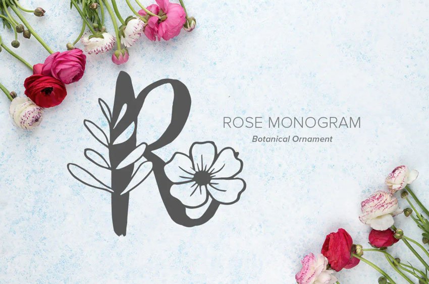 Rose Monogram