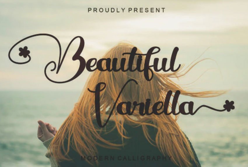 Beautiful Variella Modern Calligraphy Font