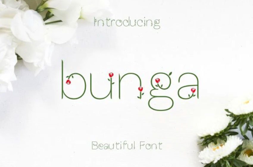 Bunga font