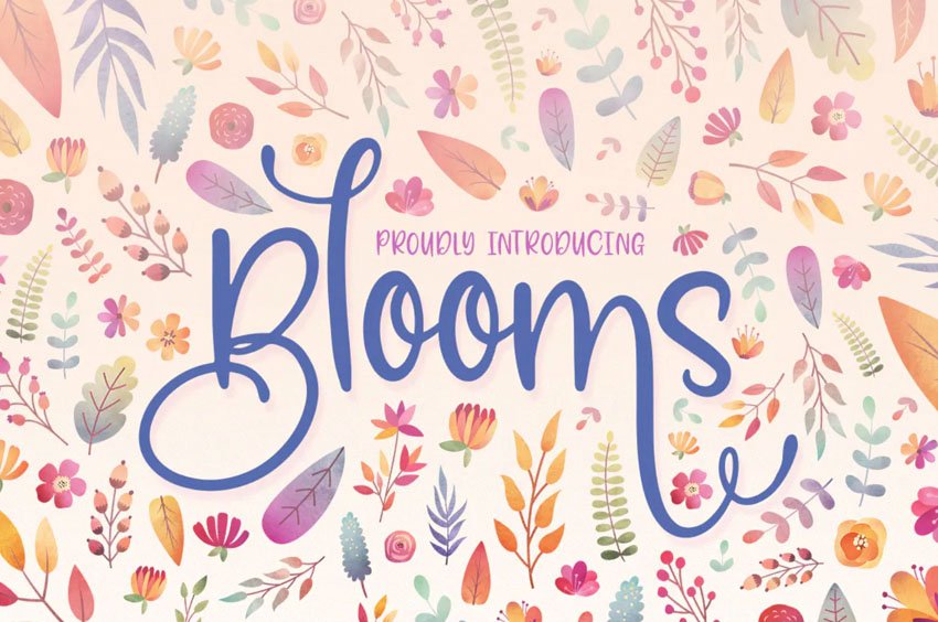 Blooms Font Family