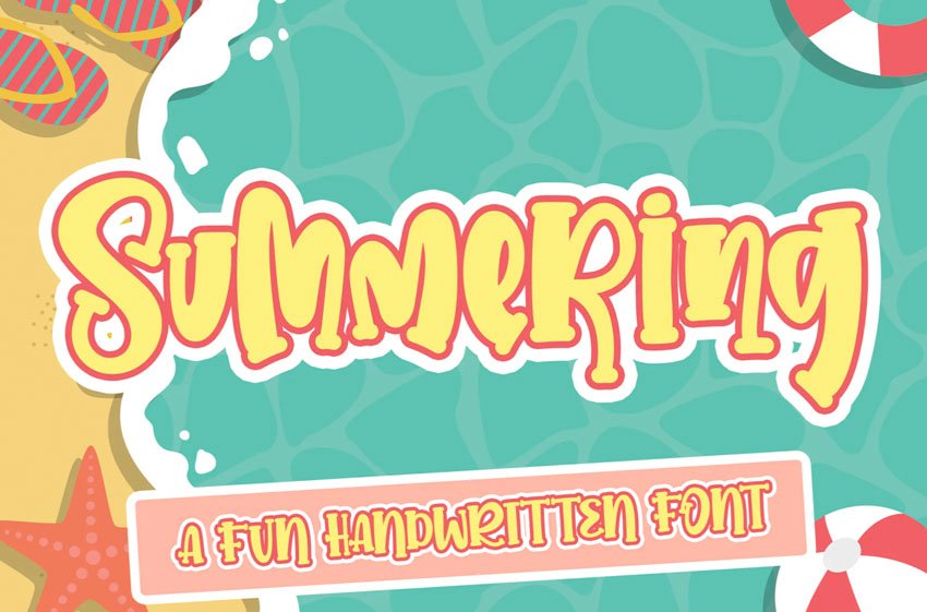 summer font