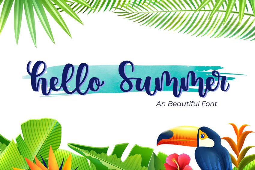 Hello Summer Font