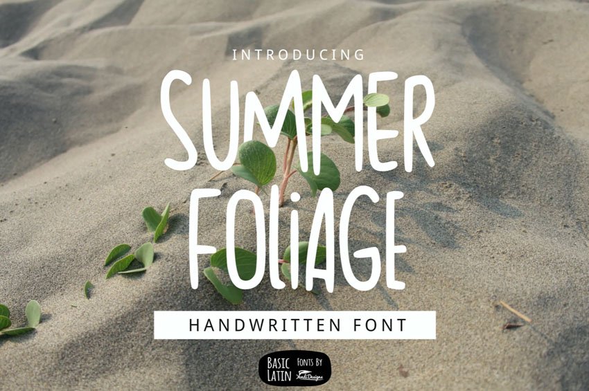 Summer Foliage Font