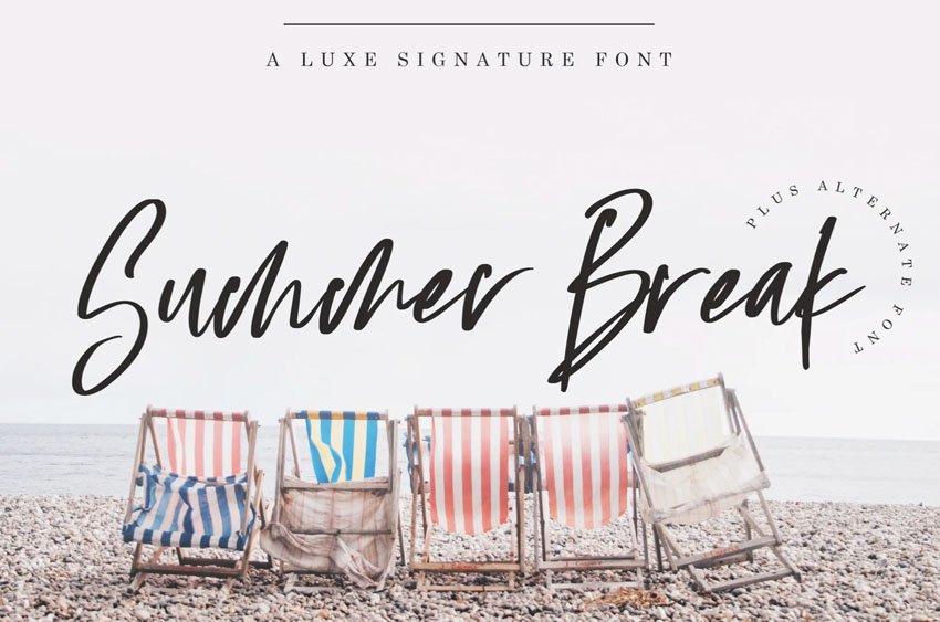 Summer Break Font