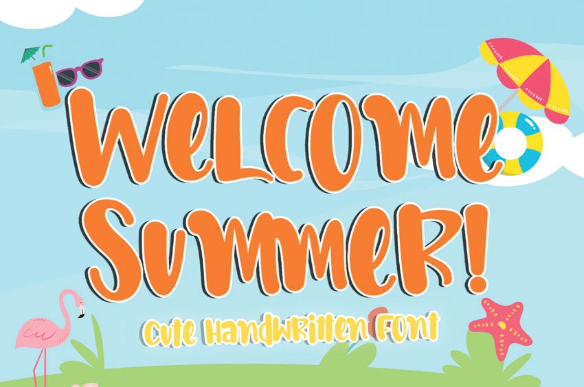 Welcome Summer Font