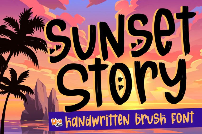 Sunset Story Handwritten Font