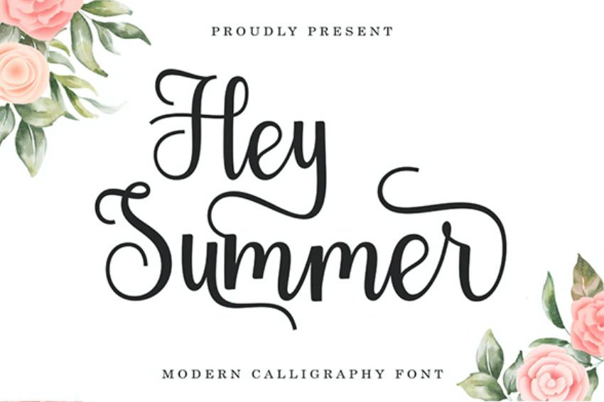 Hey Summer Font