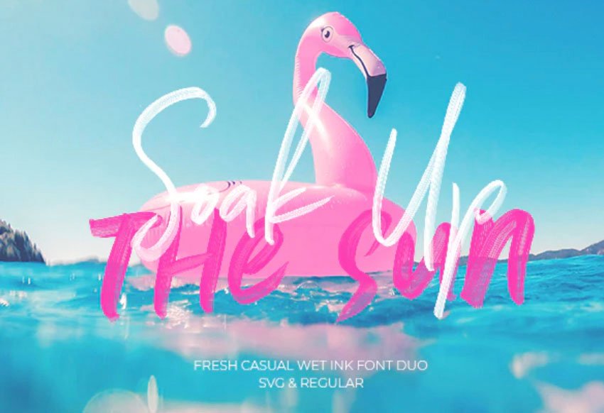 Soak Up The Sun Summer Font