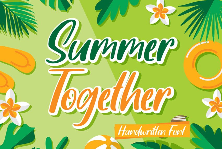 Summer Together Font