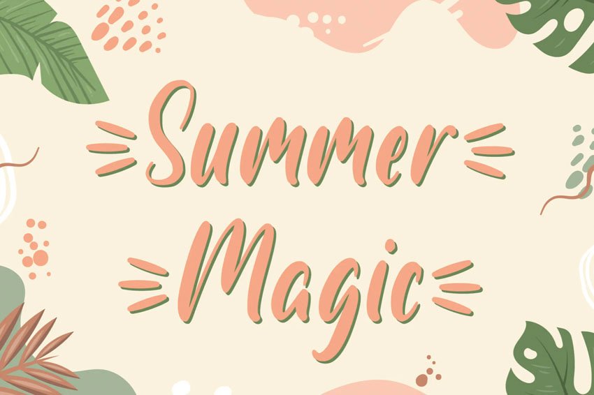 Summer Magic Handwritten Font