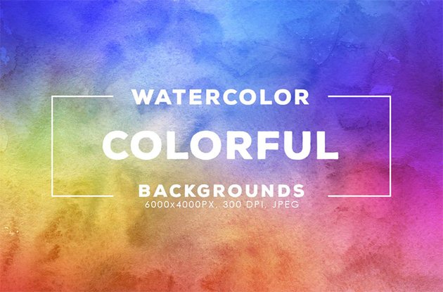 Colourful Watercolor Backgrounds