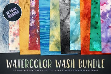 Adobe Ilustrator Watercolor Backgrounds