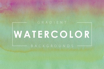 Watercolor Gradient Backgrounds