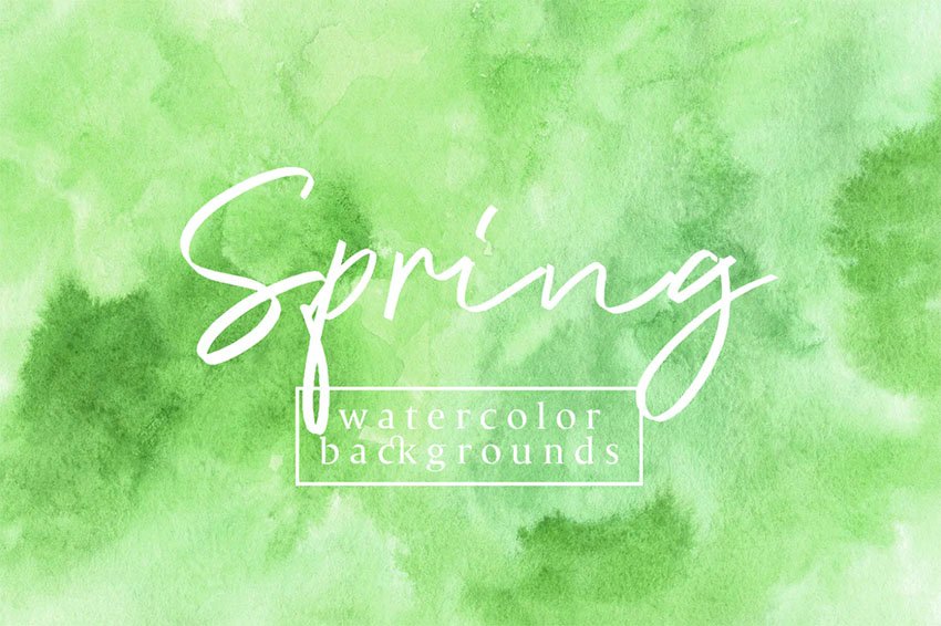 Spring Watercolor Backgrounds