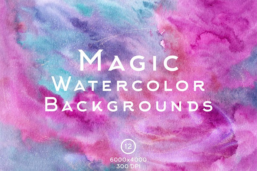 Colorful Watercolor Backgrounds