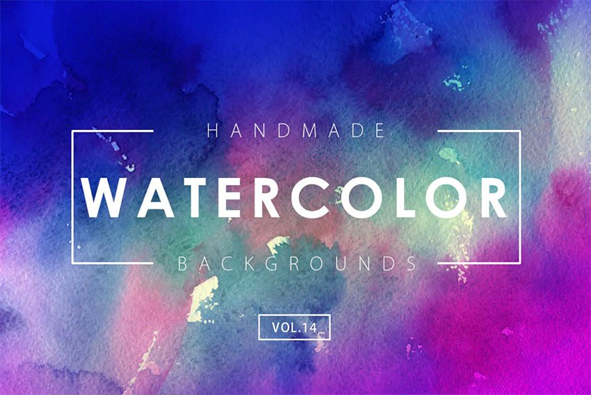 Digital Watercolor Backgrounds