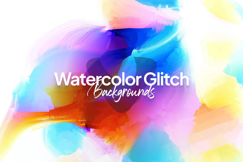 Digital Watercolor Backgrounds