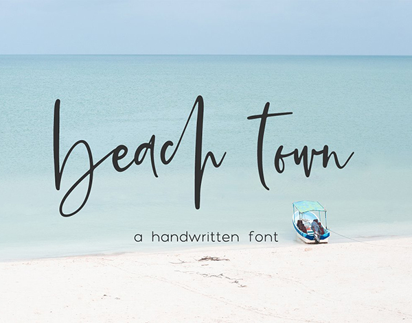 Beach Town Free Script Font
