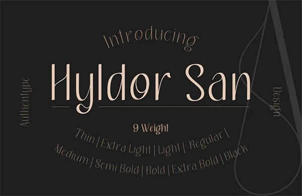 Hildor San Free Script Font