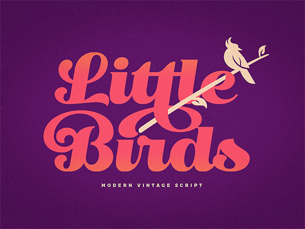 Little Bird Vintage Free Script Font