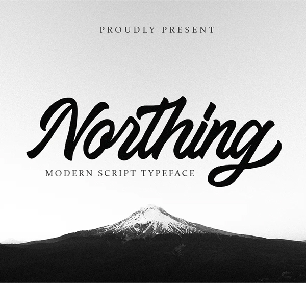 Northing Free Script Font