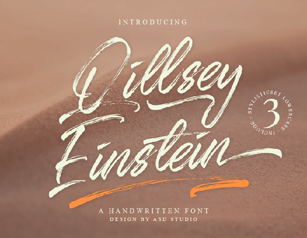 Qillsey Einstein Fee Script Font