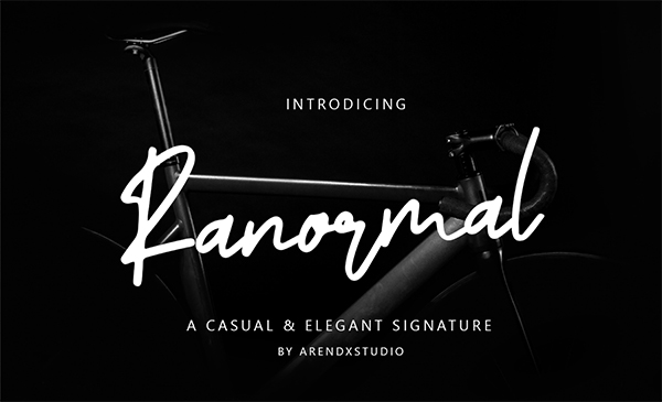 Ranormal Free Script Font