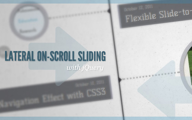 lateral scroll sliding effect jquery tutorial